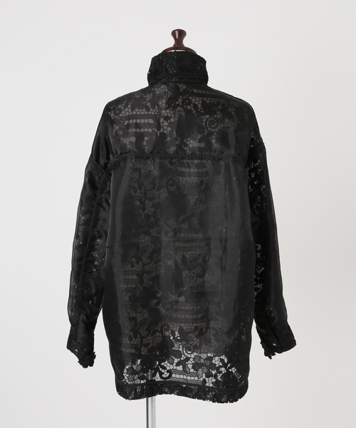 Spick & Span(スピックアンドスパン)の「《一部店舗+WEB限定》LAYAS/レイヤーズ レースシャツジャケット(その他アウター・レディース・ホワイト/ブラック・FREE)」の21枚目の写真