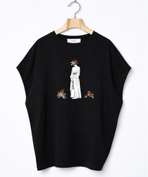 BEDSIDEDRAMA（ベットサイドドラマ）の「DOG SAVE THE QUEEN Dress Tee（Tシャツ/カットソー）」
