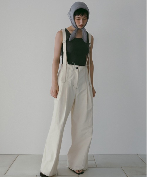 Suspenders Wide Pants（その他パンツ）｜anuke（アンヌーク）の