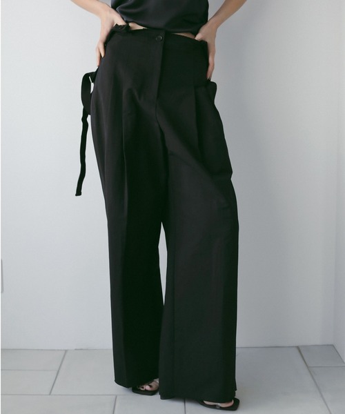 Suspenders Wide Pants（その他パンツ）｜anuke（アンヌーク）の