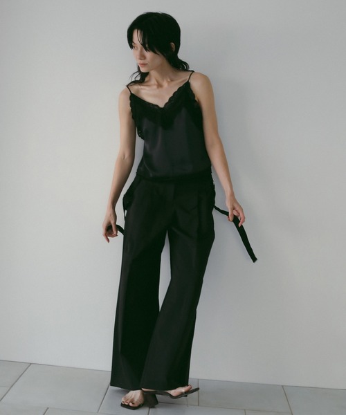 Suspenders Wide Pants（その他パンツ）｜anuke（アンヌーク）の