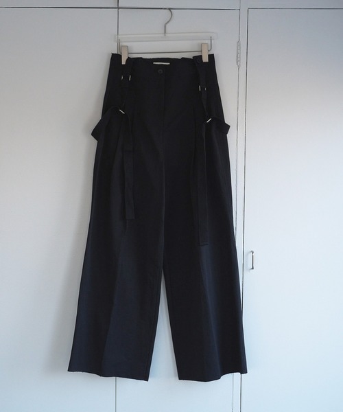 anuke(アンヌーク)の「Suspenders Wide Pants(その他パンツ・レディース・アイボリー/ブラック・36inch/38inch)」の18枚目の写真
