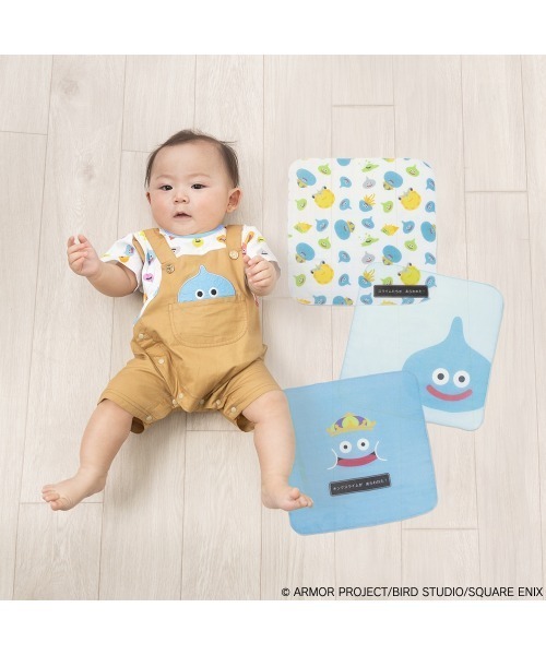 【新品】ベビーグッズ☆ ドラクエベビー＆キッズ 3枚組ガーゼ（その他ベビー用品）｜ドラクエ