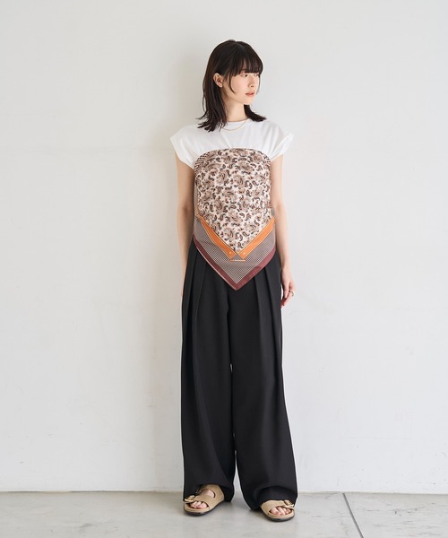 meilmada(メイルマダ)の「2点SET チュールレイヤードTシャツ(Tシャツ/カットソー・レディース・ホワイト/ブラック・FREE)」の11枚目の写真