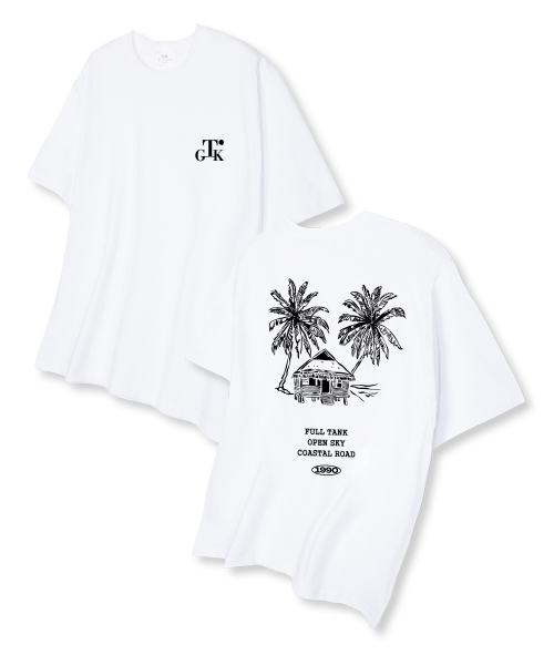 TI.GLAKE(ティーグレイク)の「フルタンクオーバーサイズ半袖Tシャツホワイト(Tシャツ/カットソー・メンズ・その他・LARGE/X-LARGE/XX-LARGE)」の1枚目の写真
