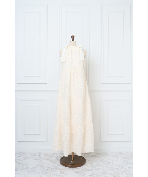 MISTREASS（ミストレアス）の「SHAGGY JACUARD LONG DRESS（ワンピース・レディース・ブラック/アイボリー・FREE）」の15枚目の写真