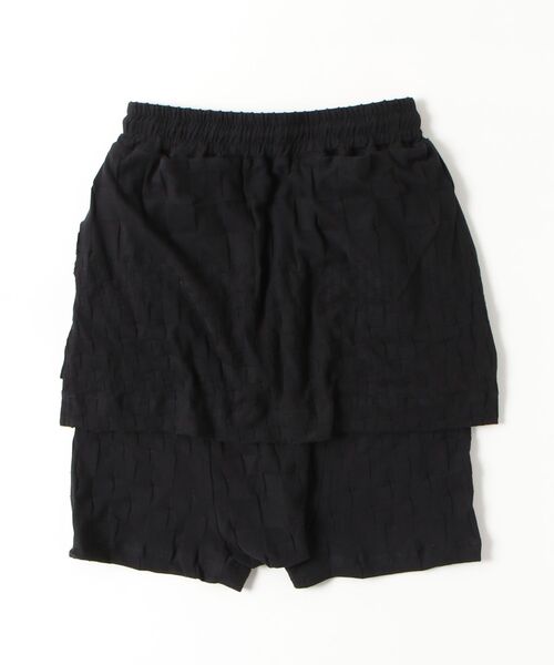 ROYAL FLASH（ロイヤルフラッシュ）の「A.F ARTEFACT/エーエフ・アーティファクト/LAYERED SHORTS（その他パンツ・メンズ・ブラック・2/1）」の2枚目の写真