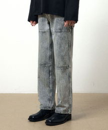 MAISON MINED（メゾンミネド）の「WHITE SPREAD CARPENTER DENIM（デニムパンツ）」