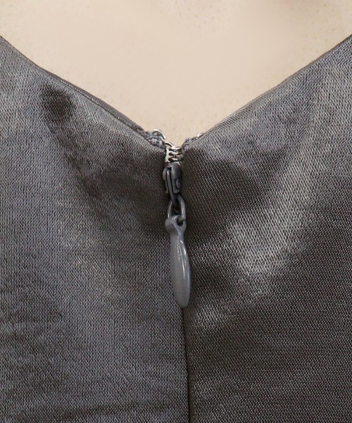 DONOBAN(ドノバン)の「【ANDRESD】sparkle lace satin dress 結婚式 パーティードレス オケージョンドレス お呼ばれ 二次会 成人式 同窓会(ワンピース・レディース・ブラウン/ブラウン系その他/ブラック・L/M/S)」の10枚目の写真