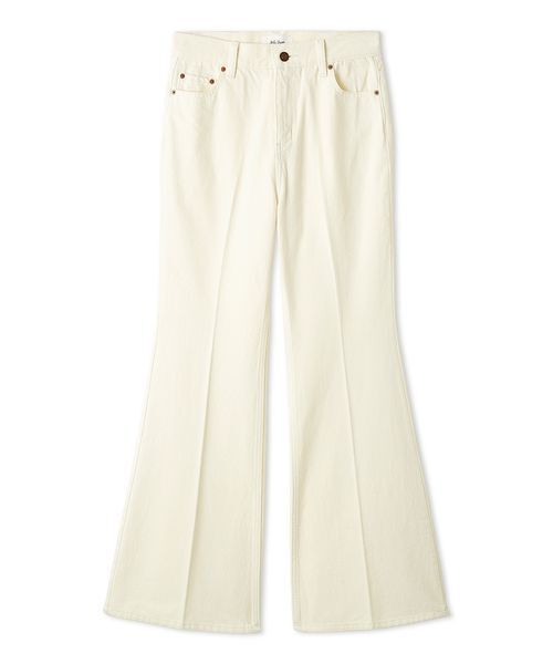 Mila Owen（ミラオーウェン）の「【MILA PANTS】フレアデニムパンツ（デニムパンツ・レディース・ライトブルー/ブルー/ホワイト・1/0/00）」の2枚目の写真