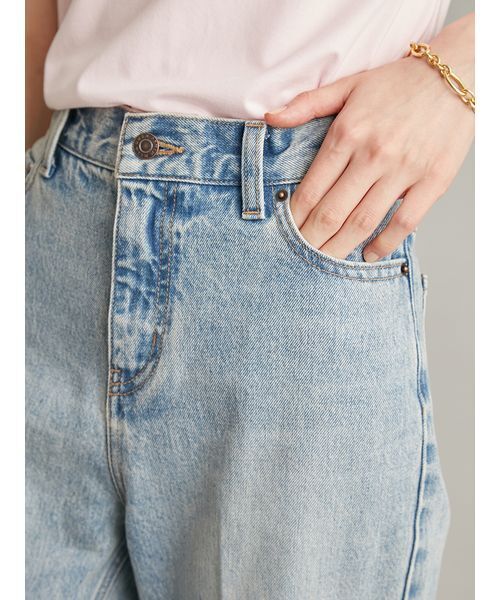 Mila Owen（ミラオーウェン）の「【MILA PANTS】フレアデニムパンツ（デニムパンツ・レディース・ライトブルー/ブルー/ホワイト・1/0/00）」の9枚目の写真