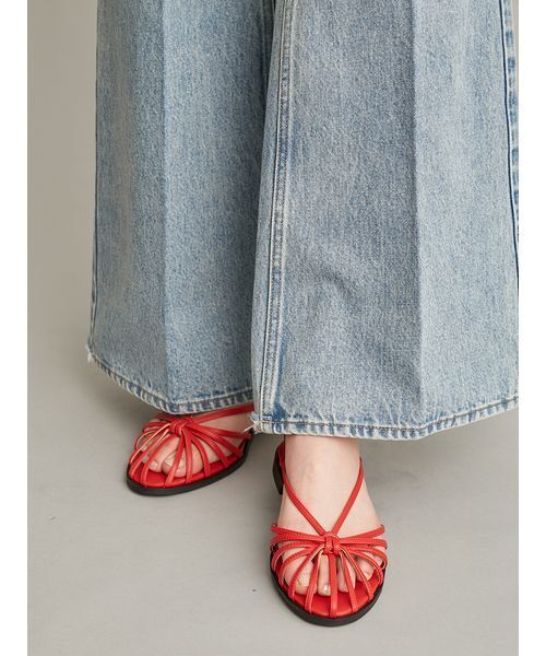 Mila Owen（ミラオーウェン）の「【MILA PANTS】フレアデニムパンツ（デニムパンツ・レディース・ライトブルー/ブルー/ホワイト・1/0/00）」の12枚目の写真