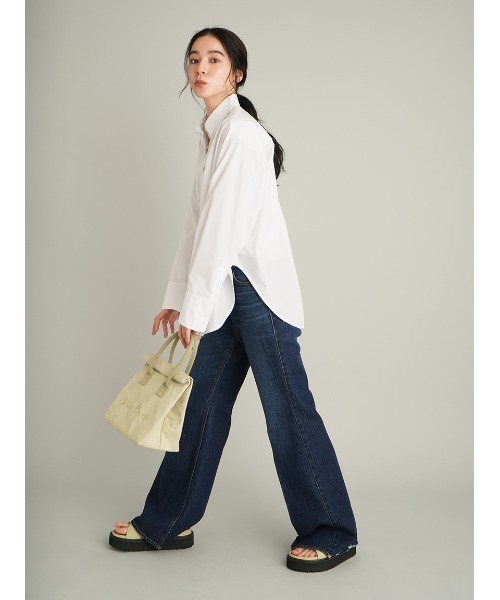 Mila Owen（ミラオーウェン）の「【MILA PANTS】フレアデニムパンツ（デニムパンツ・レディース・ライトブルー/ブルー/ホワイト・1/0/00）」の19枚目の写真
