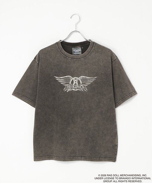 VENCEEXCHANGE(ヴァンスエクスチェンジ)の「Aerosmith エアロスミス バンドTシャツ(Tシャツ/カットソー・メンズ・ホワイト/ブラック・LL/M/L/S)」の2枚目の写真