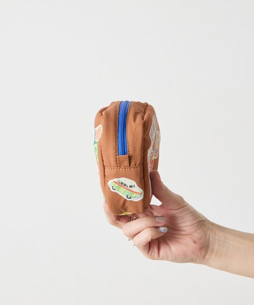 ear PAPILLONNER(イアパピヨネ)の「《撥水》sampo×earコラボポーチ(ポーチ・レディース・キャメル・FREE)」の3枚目の写真