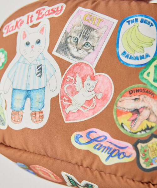 ear PAPILLONNER(イアパピヨネ)の「《撥水》sampo×earコラボポーチ(ポーチ・レディース・キャメル・FREE)」の7枚目の写真
