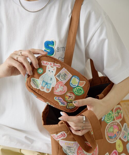 ear PAPILLONNER(イアパピヨネ)の「《撥水》sampo×earコラボポーチ(ポーチ・レディース・キャメル・FREE)」の12枚目の写真