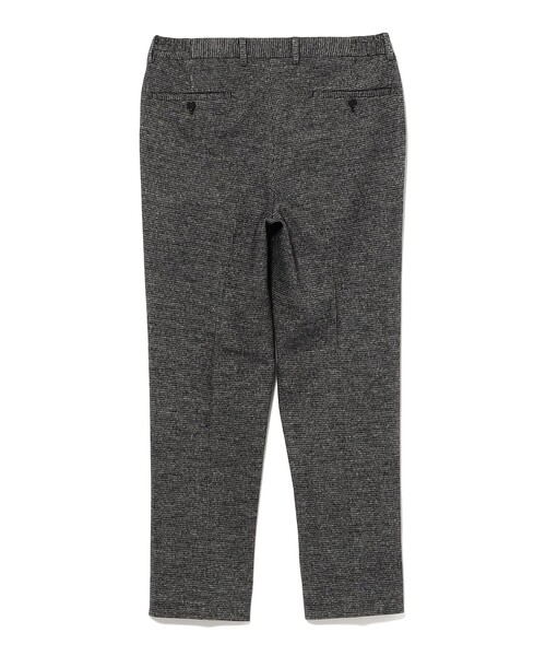 BEAMS HEART(ビームスハート)の「千鳥柄 ジャージ 1プリーツ テーパードパンツ(セットアップ対応・ストレッチ)(スラックス・メンズ・ダークブラウン/ブルー/グレー・X-LARGE/LARGE/MEDIUM/SMALL)」の11枚目の写真
