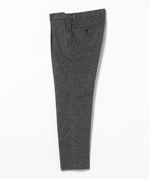 BEAMS HEART(ビームスハート)の「千鳥柄 ジャージ 1プリーツ テーパードパンツ(セットアップ対応)(スラックス・メンズ・ダークブラウン/ブルー/グレー・X-LARGE/LARGE/MEDIUM/SMALL)」の16枚目の写真