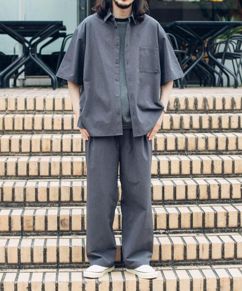 ITEMS URBANRESEARCH(アイテムズ アーバンリサーチ)の「『接触冷感/速乾/イージーケア』WINDY MESH ジップポケットパンツ(その他パンツ・メンズ・ブラック/チャコールグレー/ネイビー・MEDIUM/LARGE/X-LARGE)」の4枚目の写真