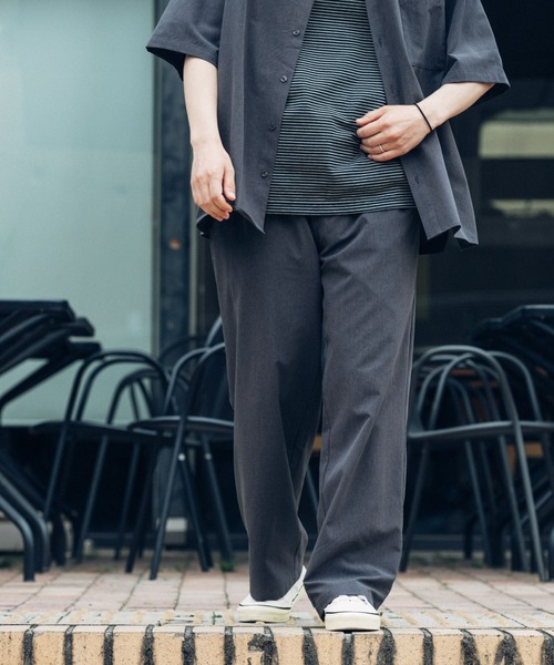 ITEMS URBANRESEARCH(アイテムズ アーバンリサーチ)の「『接触冷感/速乾/イージーケア』WINDY MESH ジップポケットパンツ(その他パンツ・メンズ・ブラック/チャコールグレー/ネイビー・MEDIUM/LARGE/X-LARGE)」の13枚目の写真
