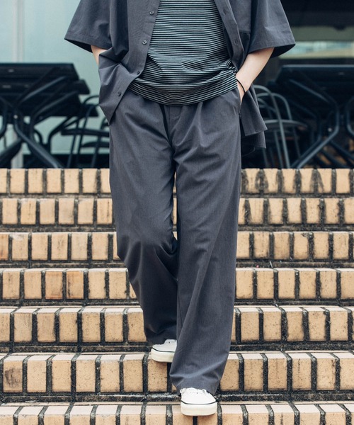 ITEMS URBANRESEARCH(アイテムズ アーバンリサーチ)の「『接触冷感/速乾/イージーケア』WINDY MESH ジップポケットパンツ(その他パンツ・メンズ・ブラック/チャコールグレー/ネイビー・MEDIUM/LARGE/X-LARGE)」の14枚目の写真
