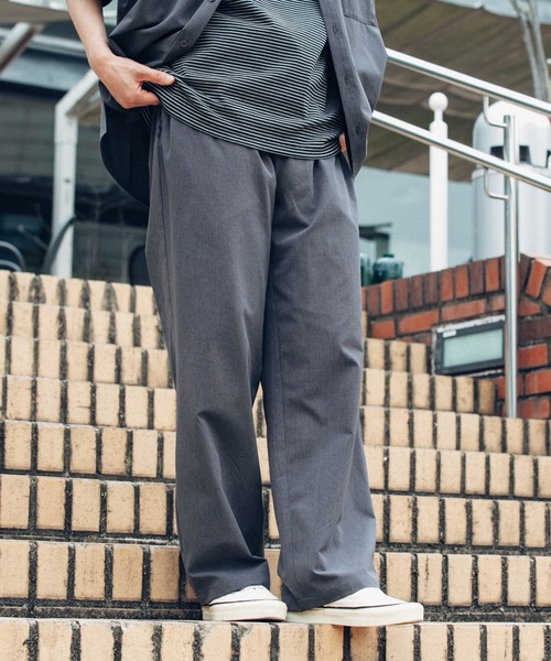 ITEMS URBANRESEARCH(アイテムズ アーバンリサーチ)の「『接触冷感/速乾/イージーケア』WINDY MESH ジップポケットパンツ(その他パンツ・メンズ・ブラック/チャコールグレー/ネイビー・MEDIUM/LARGE/X-LARGE)」の17枚目の写真