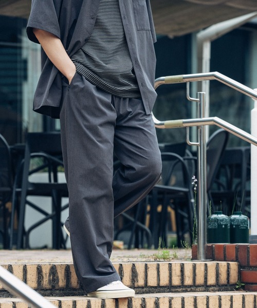 ITEMS URBANRESEARCH(アイテムズ アーバンリサーチ)の「『接触冷感/速乾/イージーケア』WINDY MESH ジップポケットパンツ(その他パンツ・メンズ・ブラック/チャコールグレー/ネイビー・MEDIUM/LARGE/X-LARGE)」の18枚目の写真