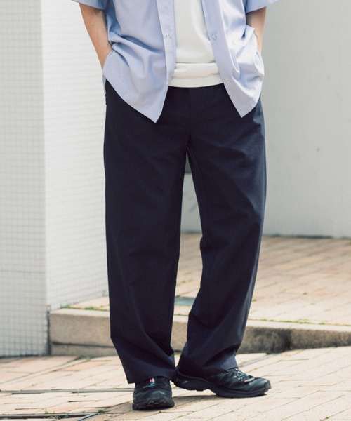 ITEMS URBANRESEARCH(アイテムズ アーバンリサーチ)の「『接触冷感/速乾/イージーケア』WINDY MESH ジップポケットパンツ(その他パンツ・メンズ・ブラック/チャコールグレー/ネイビー・MEDIUM/LARGE/X-LARGE)」の21枚目の写真