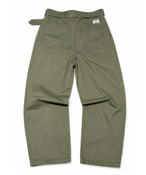 STIGMA(スティグマ)の「WASHED BELT CURVED PANTS KHAKI(その他パンツ・メンズ・その他・MEDIUM/LARGE/X-LARGE)」の3枚目の写真