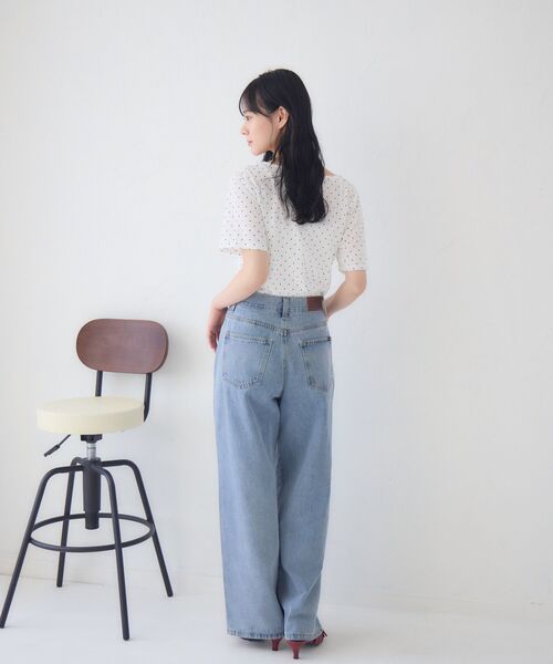 RETRO GIRL(レトロガール)の「レースドッキングドレープCT(Tシャツ/カットソー・レディース・ホワイト系その他/ライトグレー/ピンク・FREE)」の19枚目の写真