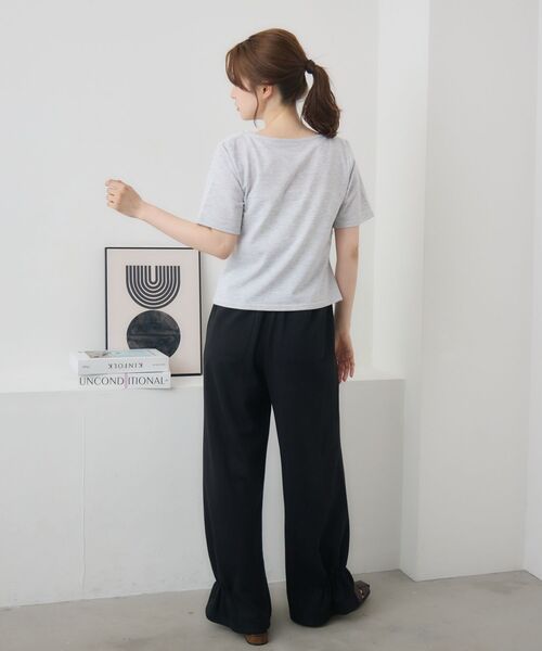 RETRO GIRL(レトロガール)の「レースドッキングドレープCT(Tシャツ/カットソー・レディース・ホワイト系その他/ライトグレー/ピンク・FREE)」の10枚目の写真