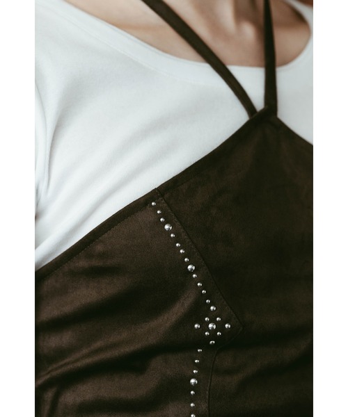 Knuth Marf(クヌースマーフ)の「suede bustier top(その他トップス・レディース・キャメル/ダークグレー・FREE)」の12枚目の写真