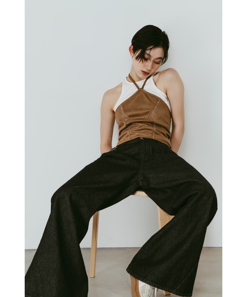 Knuth Marf(クヌースマーフ)の「suede bustier top(その他トップス・レディース・キャメル/ダークグレー・FREE)」の15枚目の写真