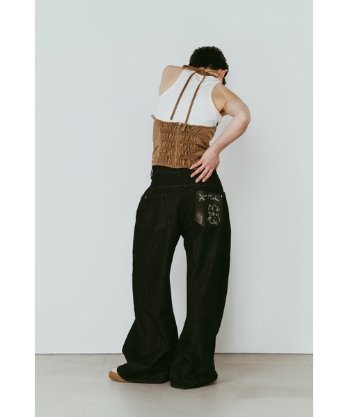 Knuth Marf(クヌースマーフ)の「suede bustier top(その他トップス・レディース・キャメル/ダークグレー・FREE)」の20枚目の写真