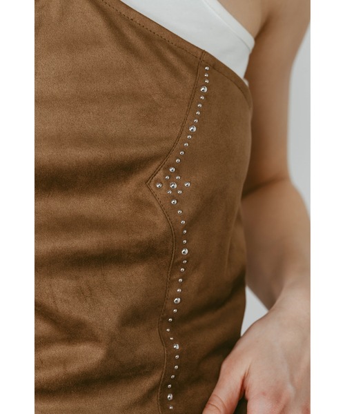 Knuth Marf(クヌースマーフ)の「suede bustier top(その他トップス・レディース・キャメル/ダークグレー・FREE)」の17枚目の写真