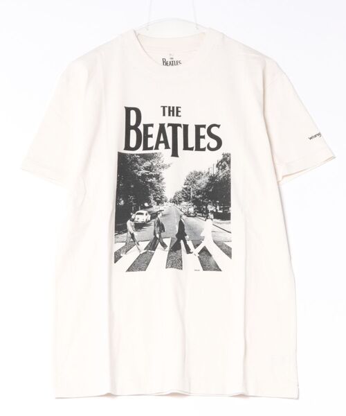 Wrangler(ラングラー)の「【Wrangler】S/S TEE BEATLES WT9042(Tシャツ/カットソー・メンズ・ホワイト/ブラック・S/XL/L/M)」の1枚目の写真