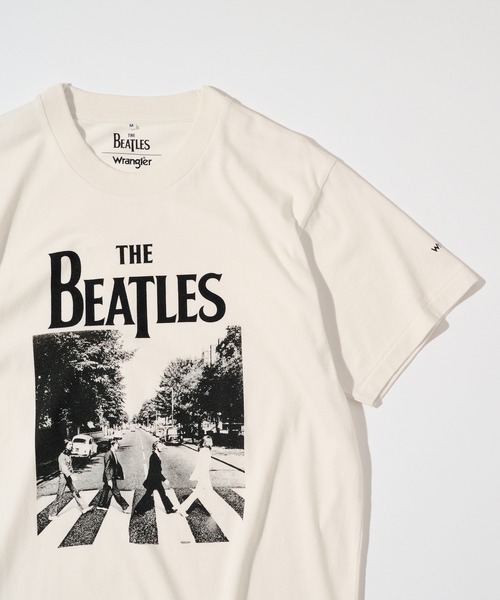Wrangler(ラングラー)の「【Wrangler】S/S TEE BEATLES WT9042(Tシャツ/カットソー・メンズ・ホワイト/ブラック・S/XL/L/M)」の2枚目の写真