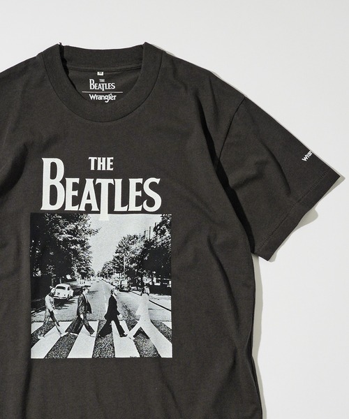 Wrangler(ラングラー)の「【Wrangler】S/S TEE BEATLES WT9042(Tシャツ/カットソー・メンズ・ホワイト/ブラック・S/XL/L/M)」の1枚目の写真