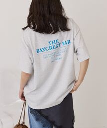 BARロゴプリントTシャツ