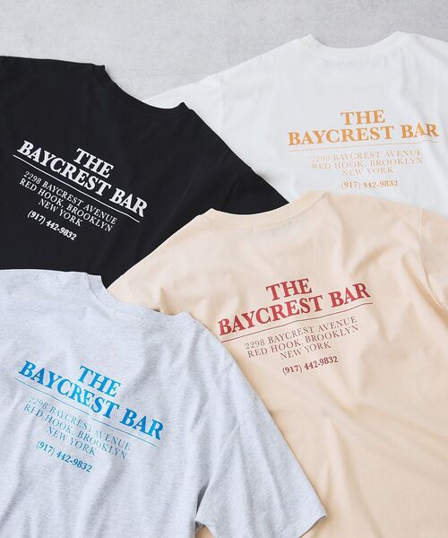 AMERICAN HOLIC（アメリカンホリック）の「BARロゴプリントTシャツ（Tシャツ/カットソー・レディース・オフホワイト/グレー系その他/ブラック/オレンジ・FREE）」の13枚目の写真