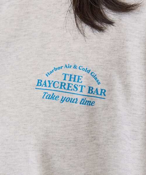 AMERICAN HOLIC（アメリカンホリック）の「BARロゴプリントTシャツ（Tシャツ/カットソー・レディース・オフホワイト/グレー系その他/ブラック/オレンジ・FREE）」の17枚目の写真