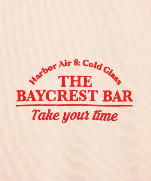 AMERICAN HOLIC（アメリカンホリック）の「BARロゴプリントTシャツ（Tシャツ/カットソー・レディース・オフホワイト/グレー系その他/ブラック/オレンジ・FREE）」の6枚目の写真