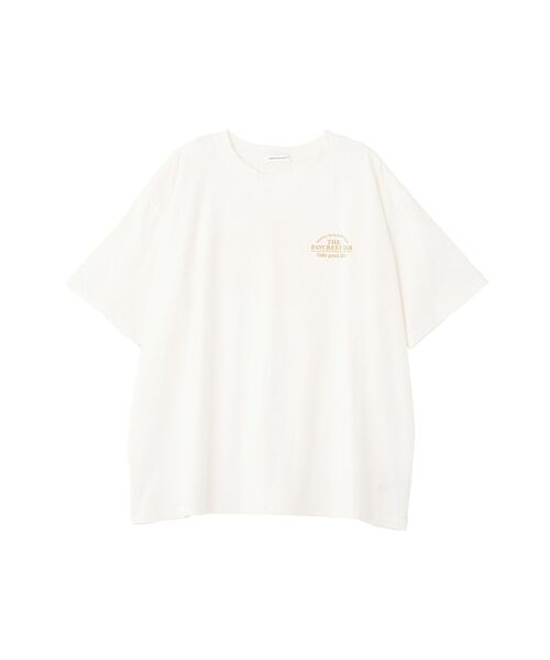 AMERICAN HOLIC（アメリカンホリック）の「BARロゴプリントTシャツ（Tシャツ/カットソー・レディース・オフホワイト/グレー系その他/ブラック/オレンジ・FREE）」の9枚目の写真