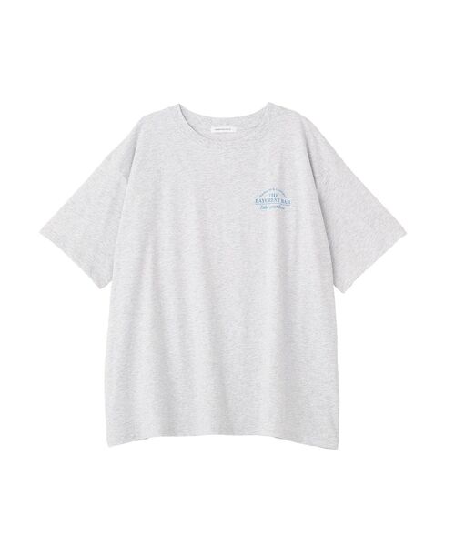 AMERICAN HOLIC（アメリカンホリック）の「BARロゴプリントTシャツ（Tシャツ/カットソー・レディース・オフホワイト/グレー系その他/ブラック/オレンジ・FREE）」の10枚目の写真