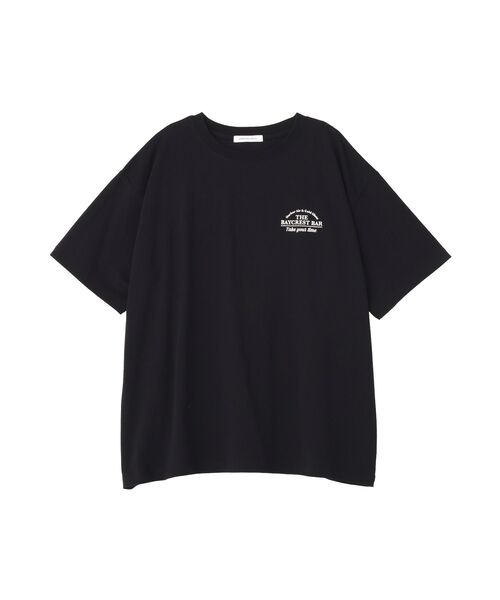 AMERICAN HOLIC（アメリカンホリック）の「BARロゴプリントTシャツ（Tシャツ/カットソー・レディース・オフホワイト/グレー系その他/ブラック/オレンジ・FREE）」の11枚目の写真