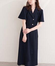 natural couture | フレアスリーブテーラーワンピース(ワンピース)