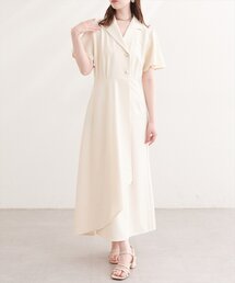 natural couture | フレアスリーブテーラーワンピース(ワンピース)