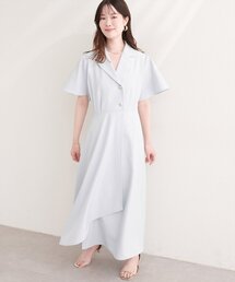 natural couture | フレアスリーブテーラーワンピース(ワンピース)