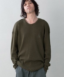 mlt5726-WOOL THERMAL-TEE embroidery ウールサーマルカットソー(666706)